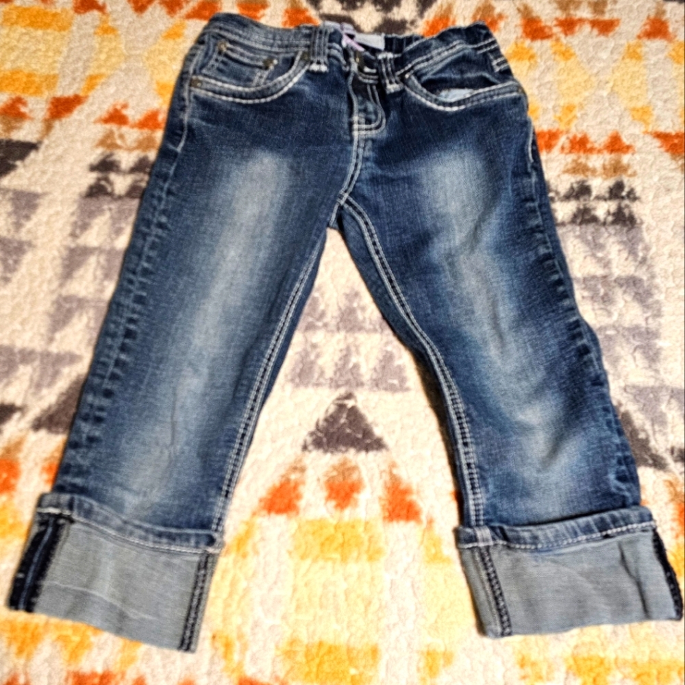 Vigoss Marley Mid Rise Capri denim jeans Size 8